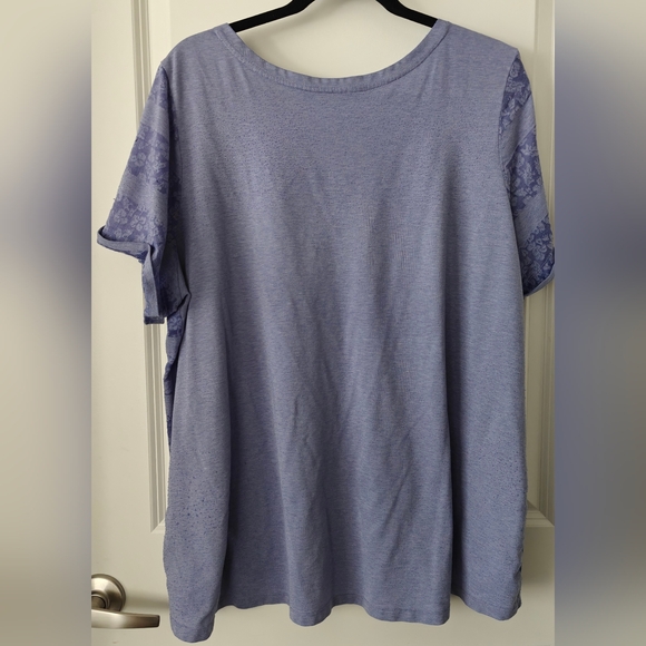 Blue Patterned Top - Picture 2 of 3